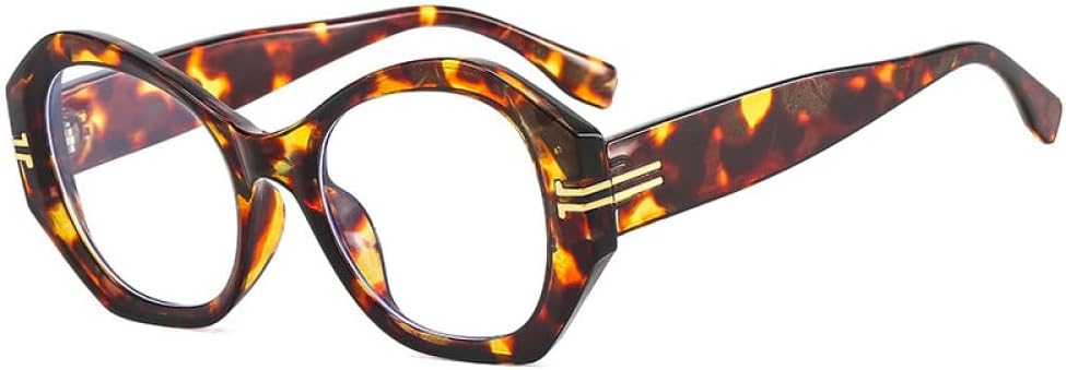 

Популярные модные солнцезащитные очки неправильной формы «кошачий глаз» для женщин, ретро-градиентные очки с защитой от УФ-излучения UV400 для мужчин, многоугольные солнцезащитные очки с леопардовым принтом LXLHWN, Leopard Clear