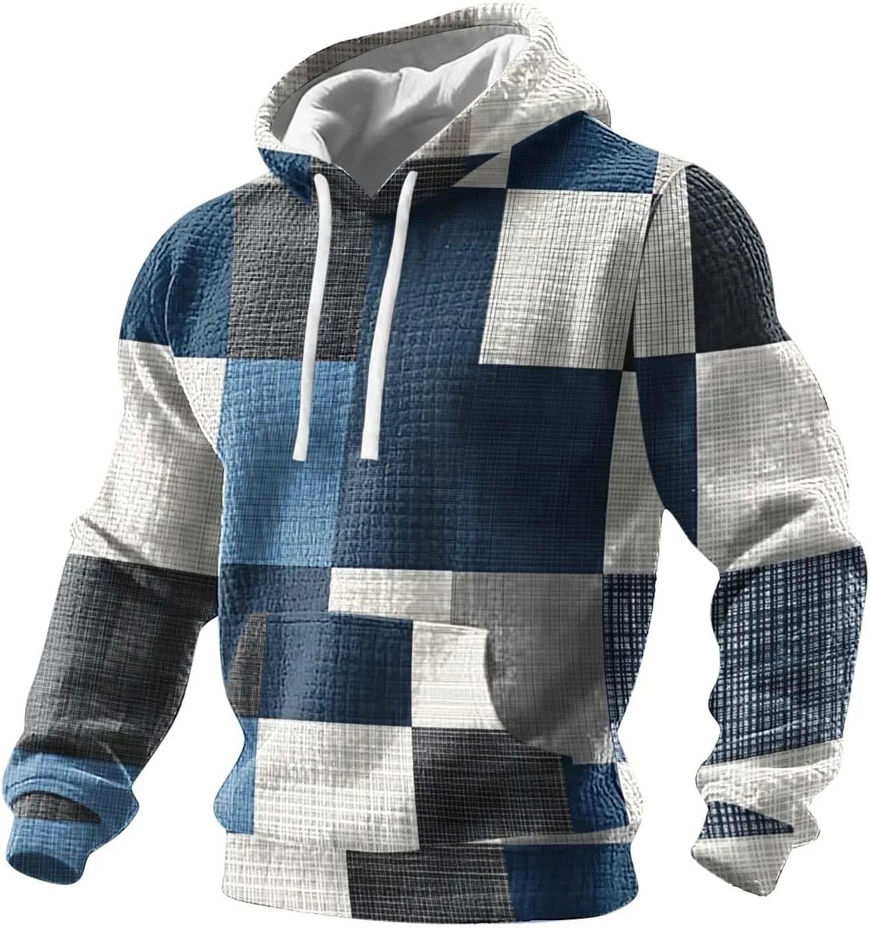 

Толстовка ABABC с длинным рукавом и винтажным принтом