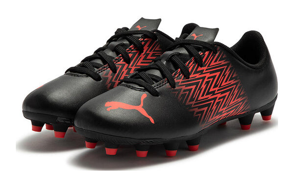 Кроссовки tacto fg/ag soccer cleats jr 'black sunblaze' Puma, черный — фото 3