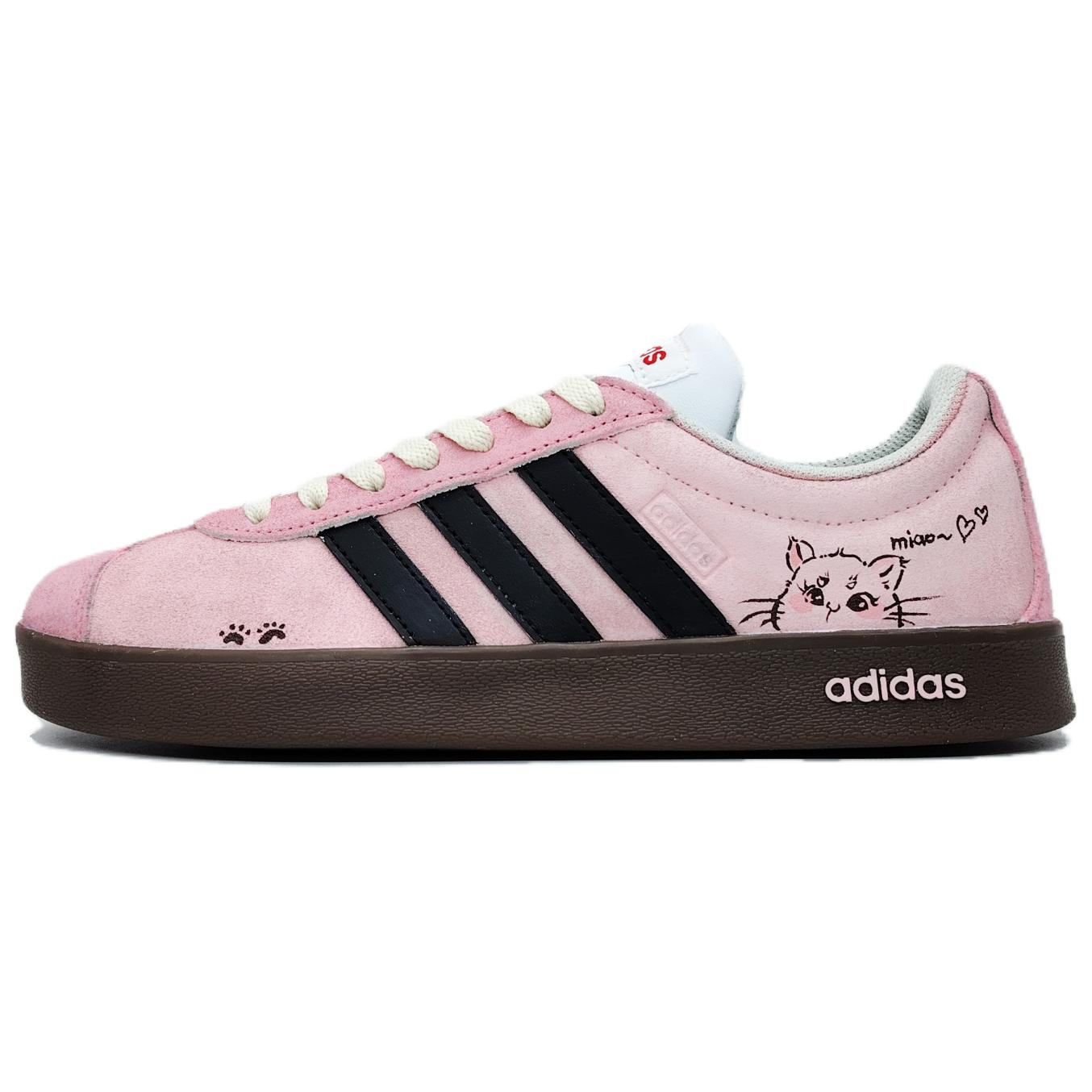 

Кроссовки Adidas Neo VL Court 2.0 Skateboard Shoes Unisex Low-Top Black White Pink, Розовый, Кроссовки Adidas Neo VL Court 2.0 Skateboard Shoes Unisex Low-Top Black White Pink