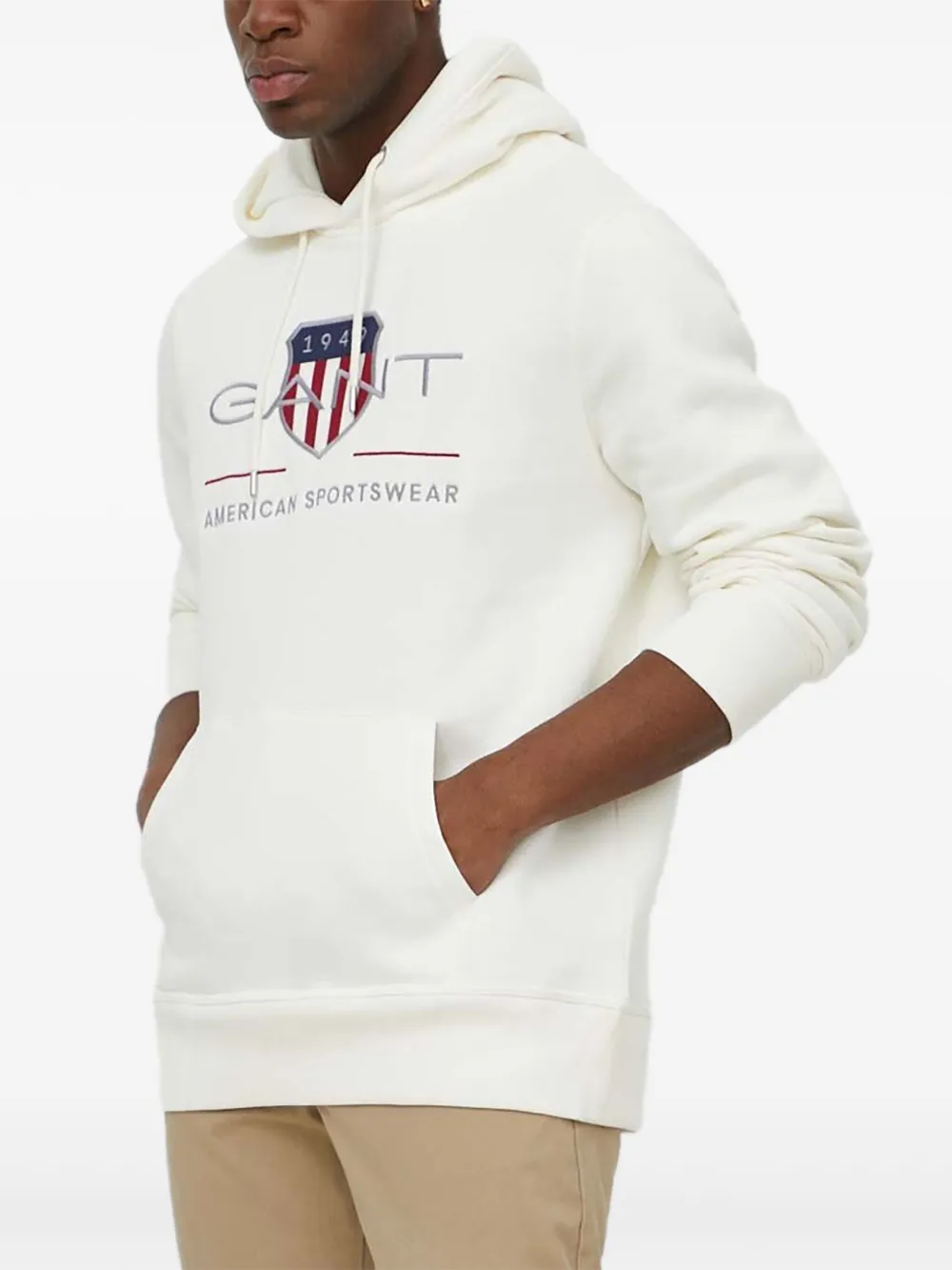 

Худи Archive Shield Gant, белый