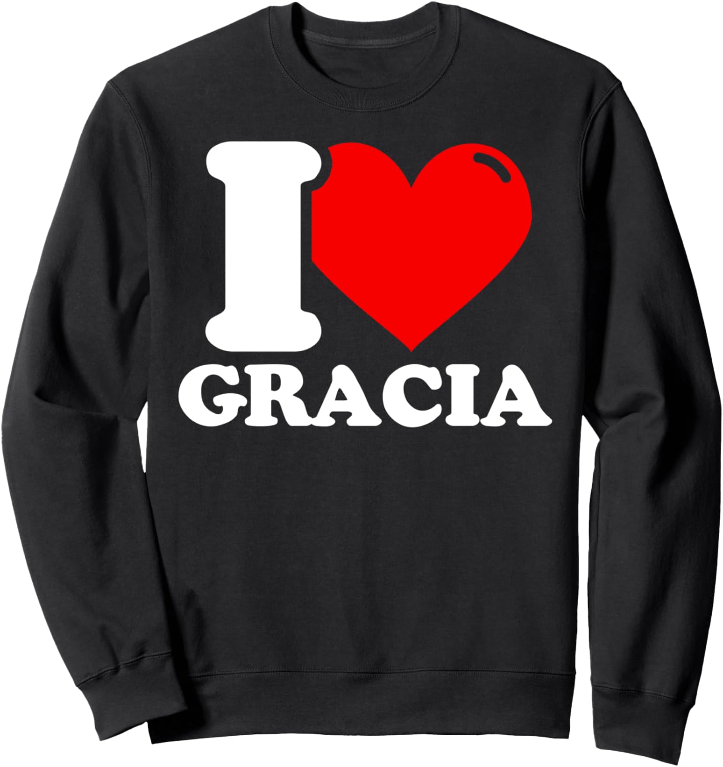 

Толстовка Glacia Loves, черная (black 19-3911tcx) Gracia First Name Funny, Черный, Толстовка Glacia Loves, черная (black 19-3911tcx) Gracia First Name Funny