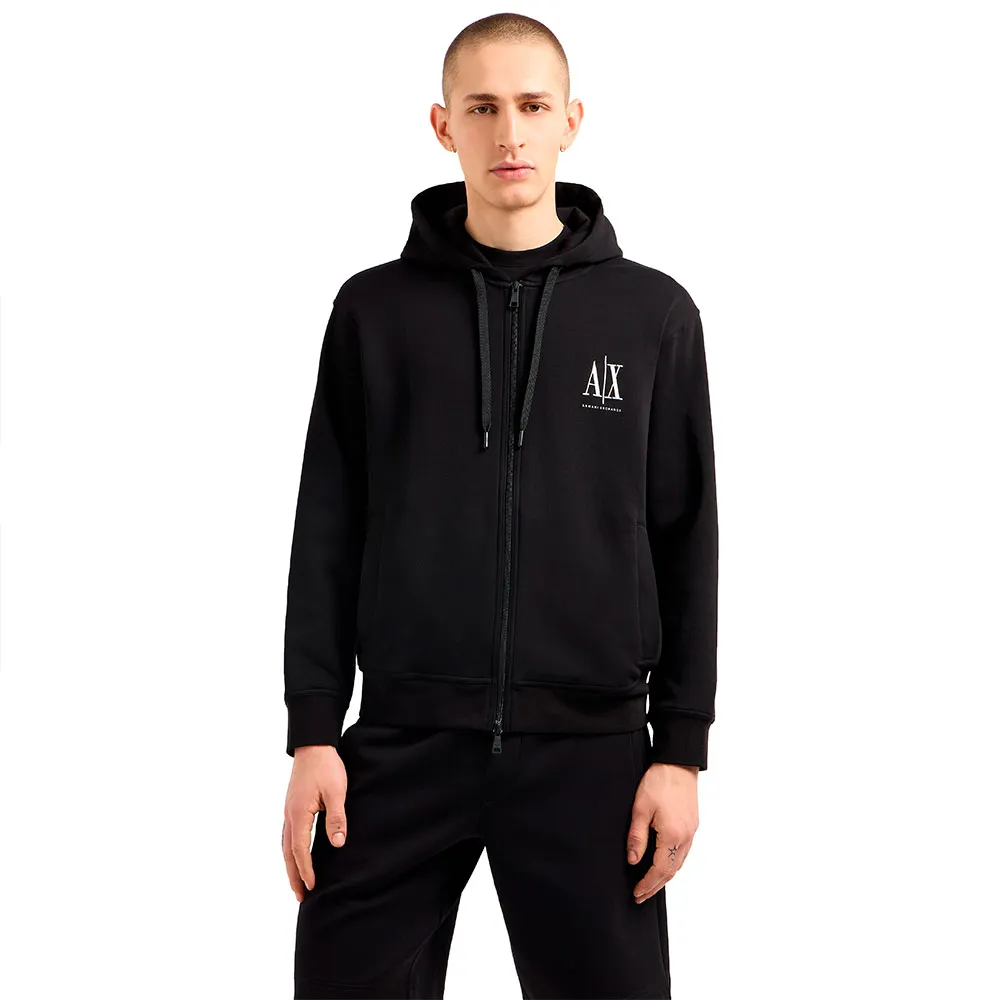 

Толстовка Armani Exchange XM000371A_F10818U full zip, черный