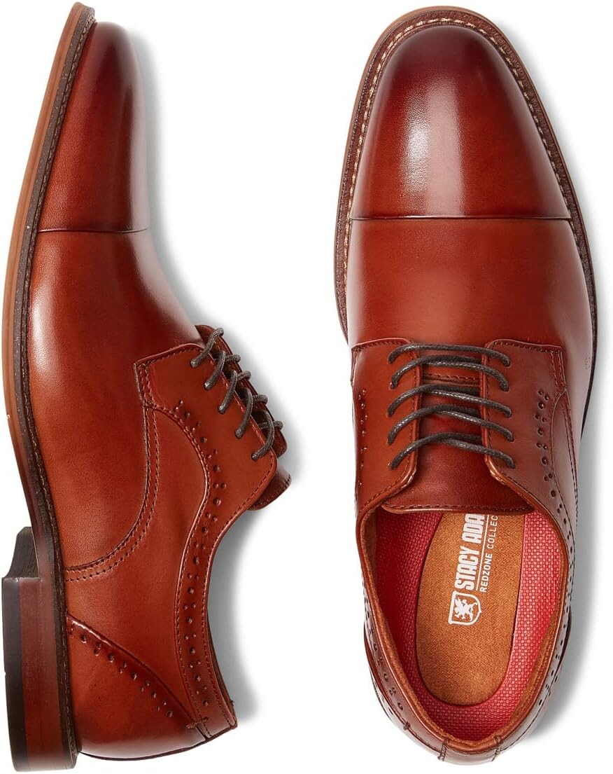 

Оксфорды Maddox Cap Toe Oxford Stacy Adams, цвет Cognac