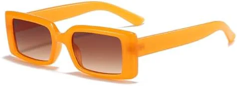 

Ретро прямоугольные солнцезащитные очки для женщин, модные очки сине-зеленого цвета, мужские квадратные очки с защитой от УФ-излучения UV400 и градиентом цвета MTZJH