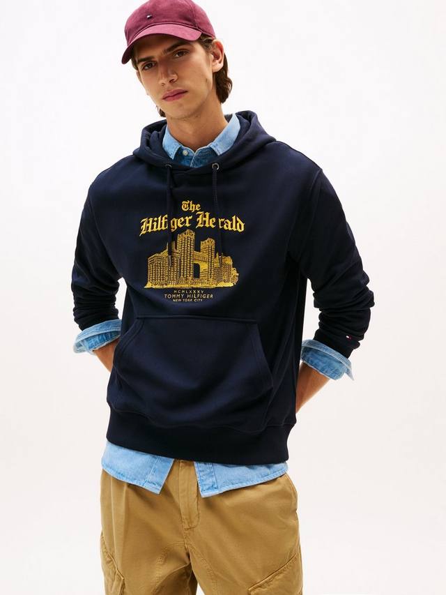 

Худи Herald Skyline из хлопка Tommy Hilfiger, Desert Sky