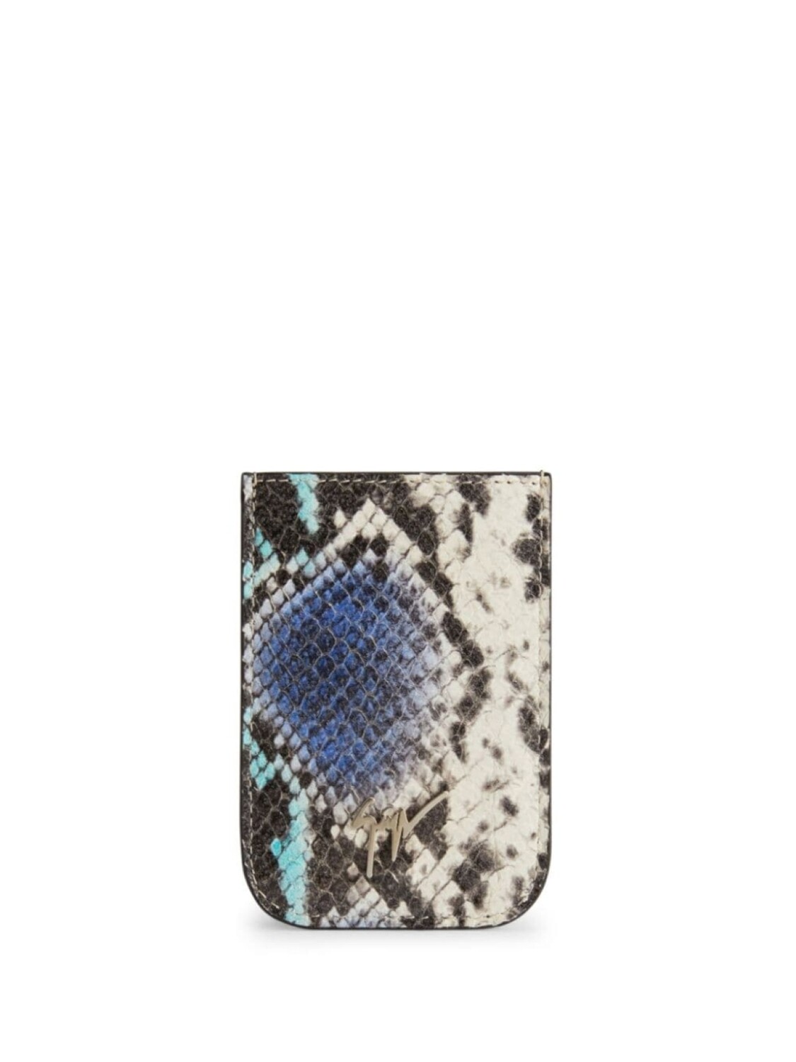 

Giuseppe Zanotti Albert leather card holder, синий