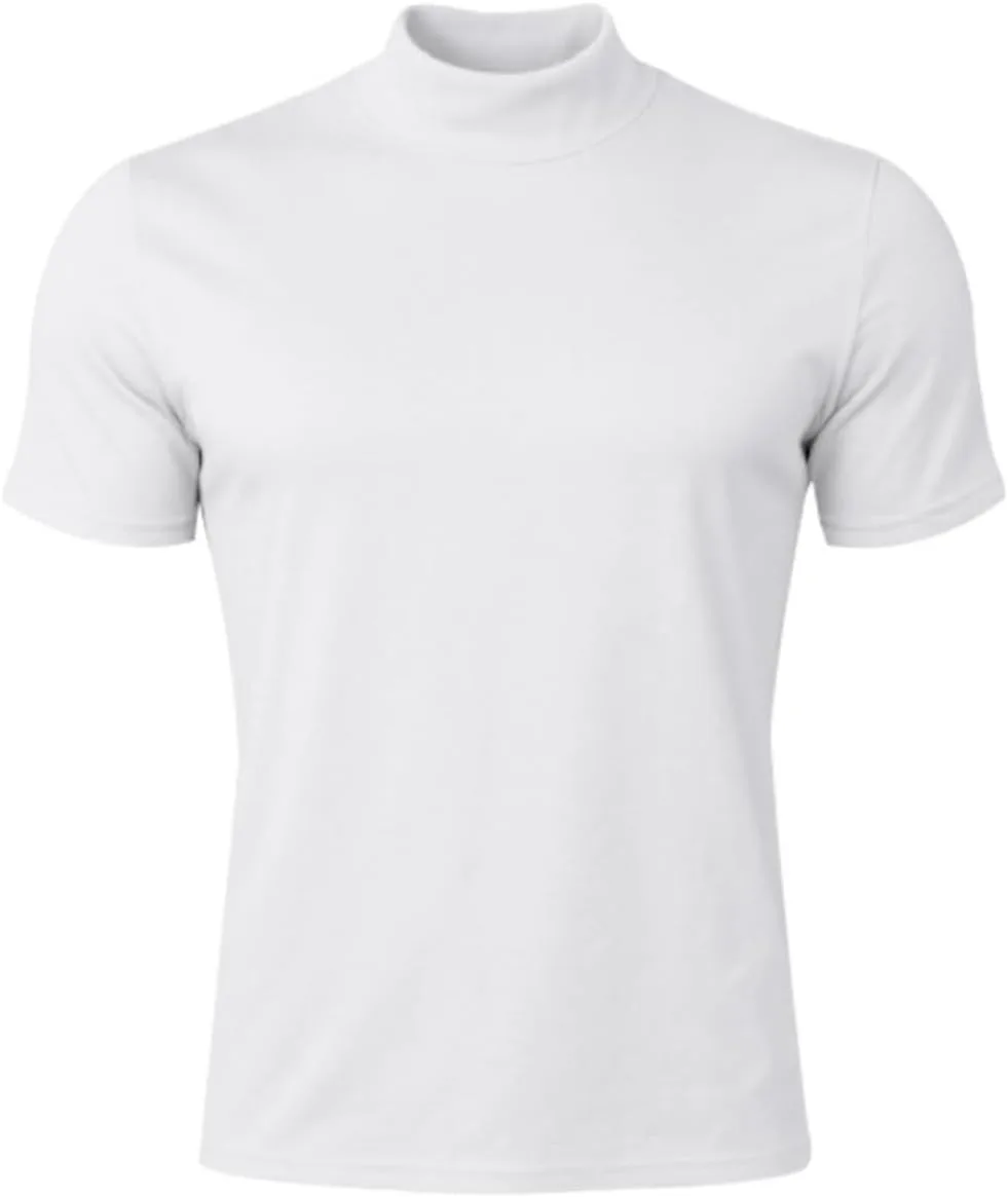 

Мужская футболка Wenkomg1 с коротким рукавом и воротником-стойкой, легкая, для тренировок, S-2XL