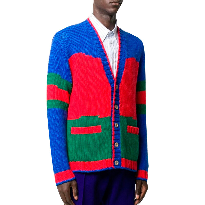 Трикотаж Gucci женское изделие, оригинальный дизайн, мультиколор — фото 2