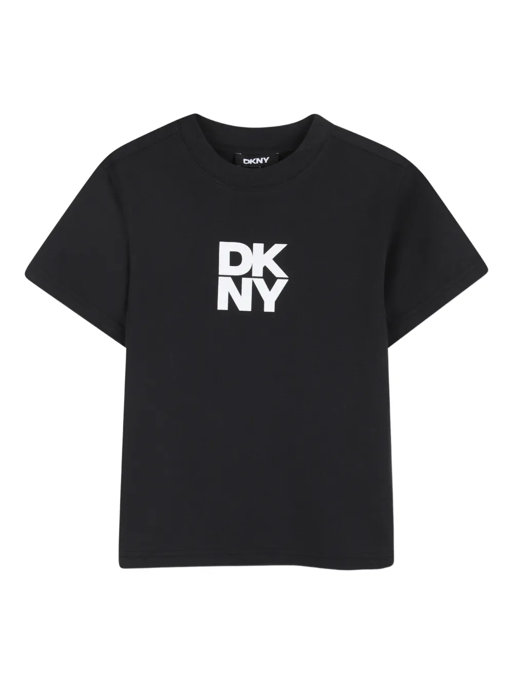 Комплект футболок с логотипом Dkny Kids, черный — фото 2