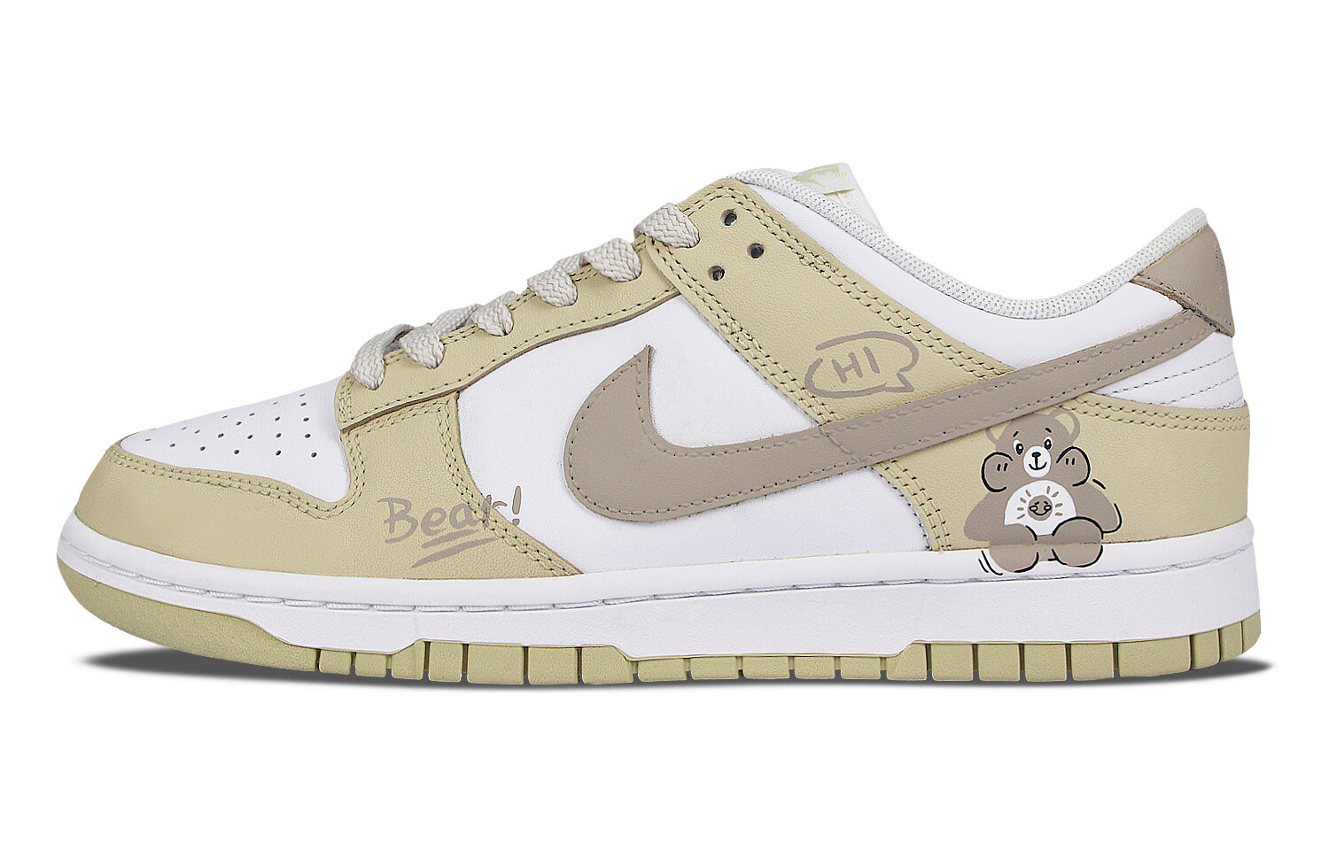 

Кроссовки Nike Dunk Skateboarding Shoes Men Low-top Yellow, желтый
