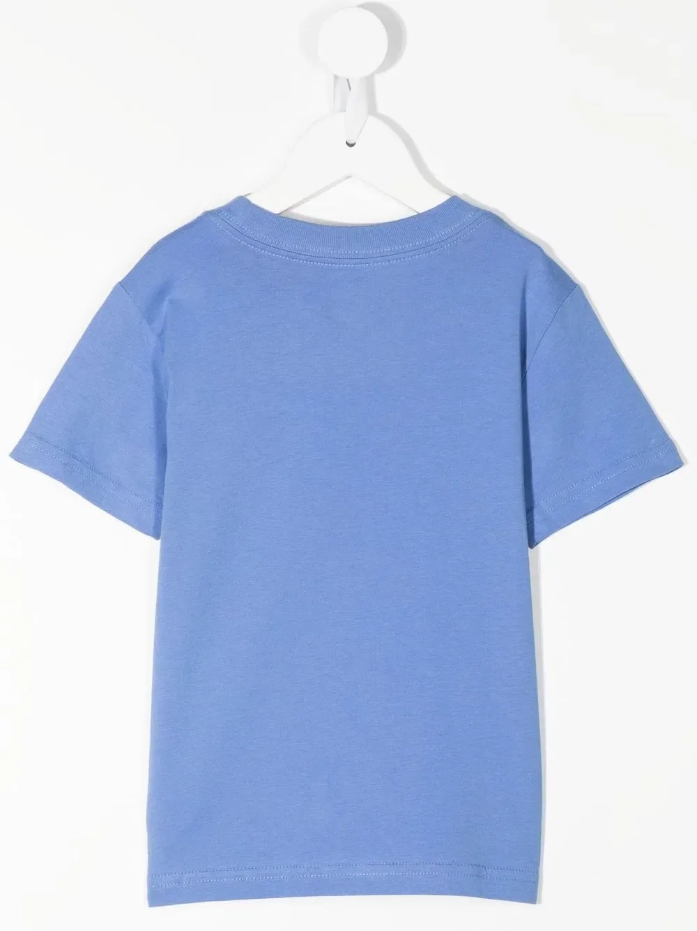 Хлопковая футболка с вышитым логотипом Polo Ralph Lauren Kids, синий — фото 2