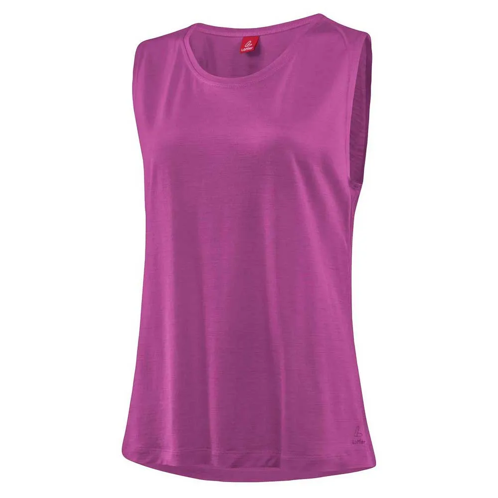 

Футболка без рукавов Loeffler Loose Merino-Tencel, фиолетовый