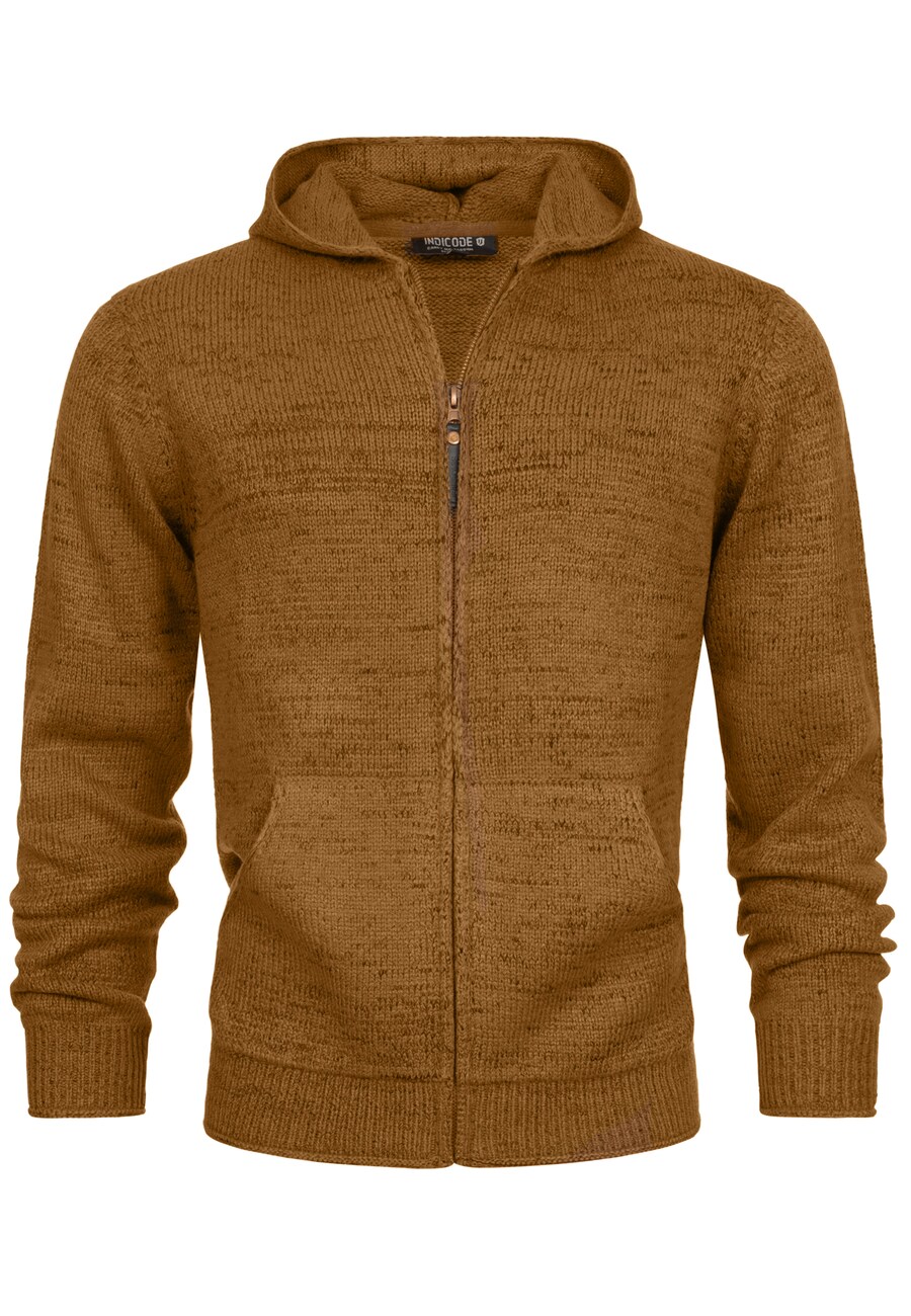 

Вязаный кардиган INDICODE JEANS Gage, коричневый