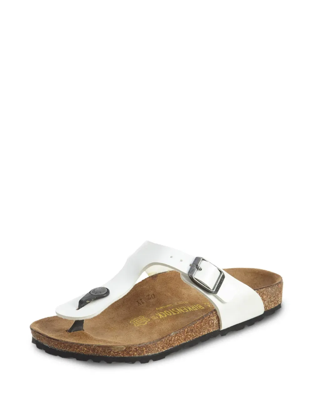 Сандалии Gizeh с застежкой-пряжкой Birkenstock Kids, белый — фото 2