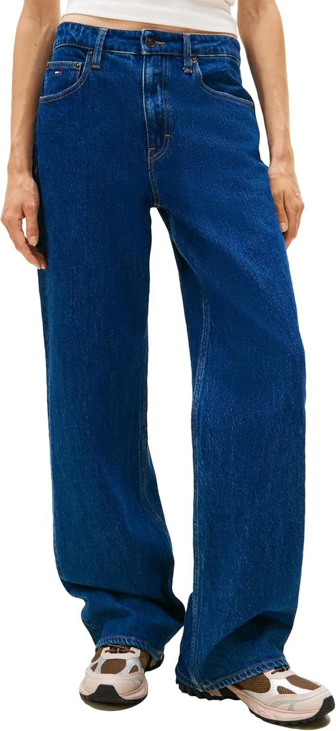 

Tommy Jeans Женские джинсы Mia Mid Rise Relaxed Straight