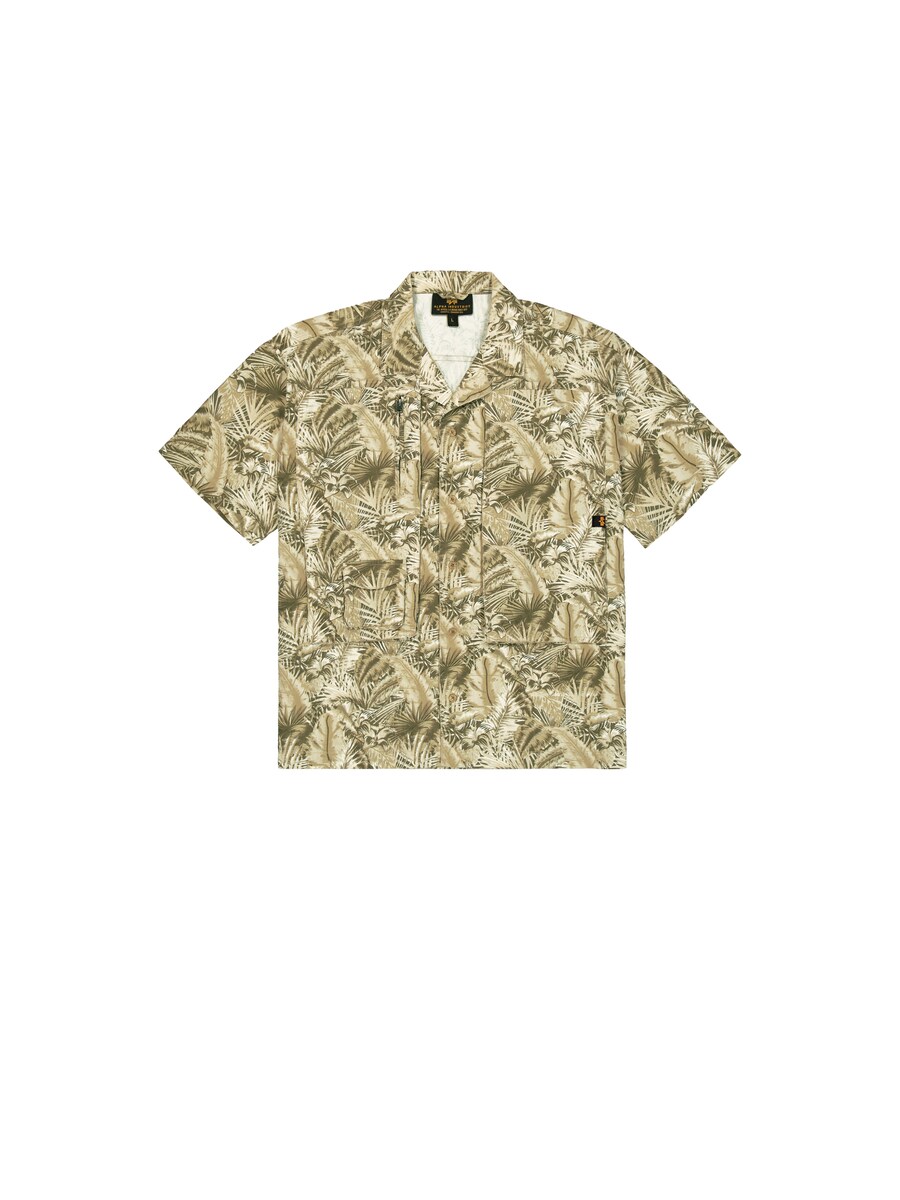 

Рубашка на пуговицах Comfort fit ALPHA INDUSTRIES Honolulu, цвет Khaki/Olive