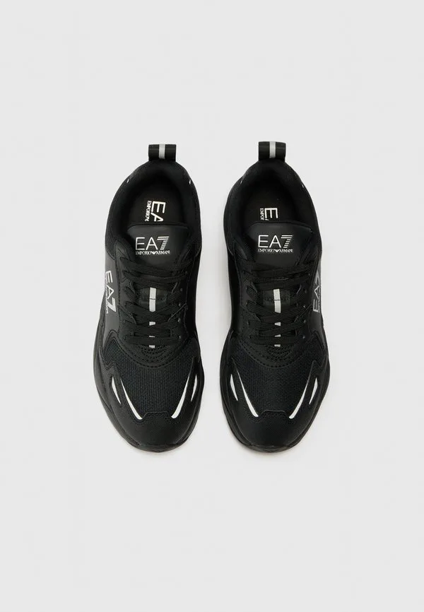 Кроссовки унисекс ace runner Ea7 Emporio Armani, Triple Black/Silver-Coloured — фото 4