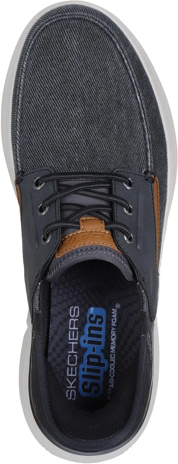Мужские лоферы Skechers Hasting-Niko, черный — фото 2