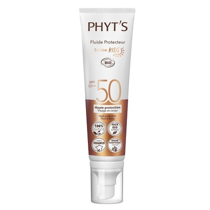 

Детский солнцезащитный флюид Phyts Sun Protective Fluid Kids SPF 50 - Organic Fragrance-Free Mineral Face
