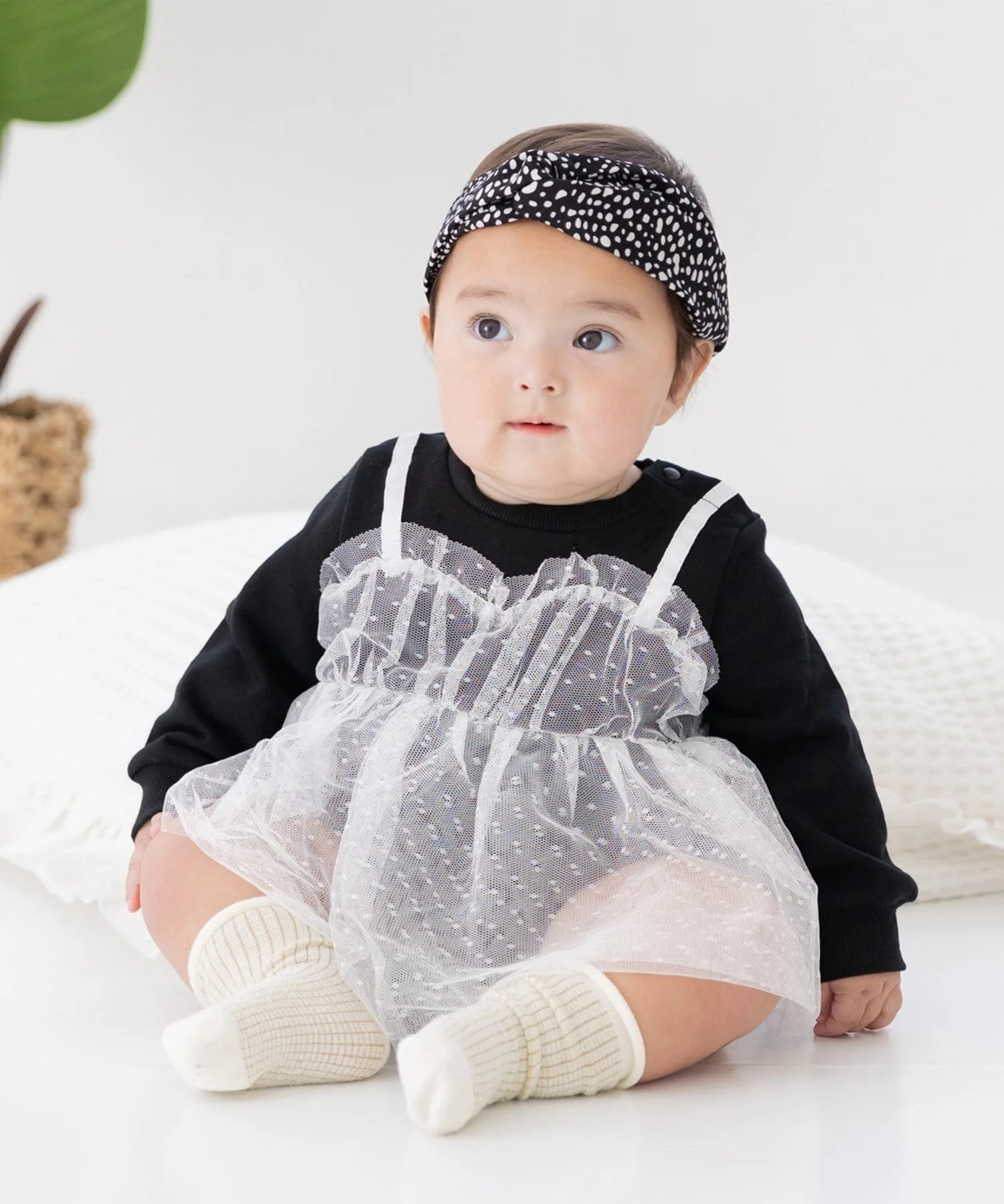 Комбинезон из тюля и флиса Chil2, black