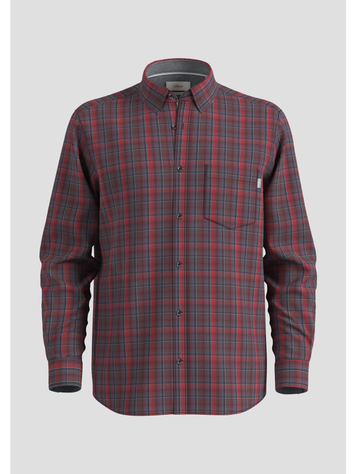 

s.Oliver Рубашка цвета 31N2_чили красный