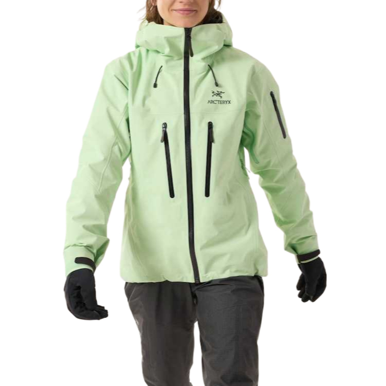 Альфа SV ветровка женская Arcteryx, зеленый — фото 2