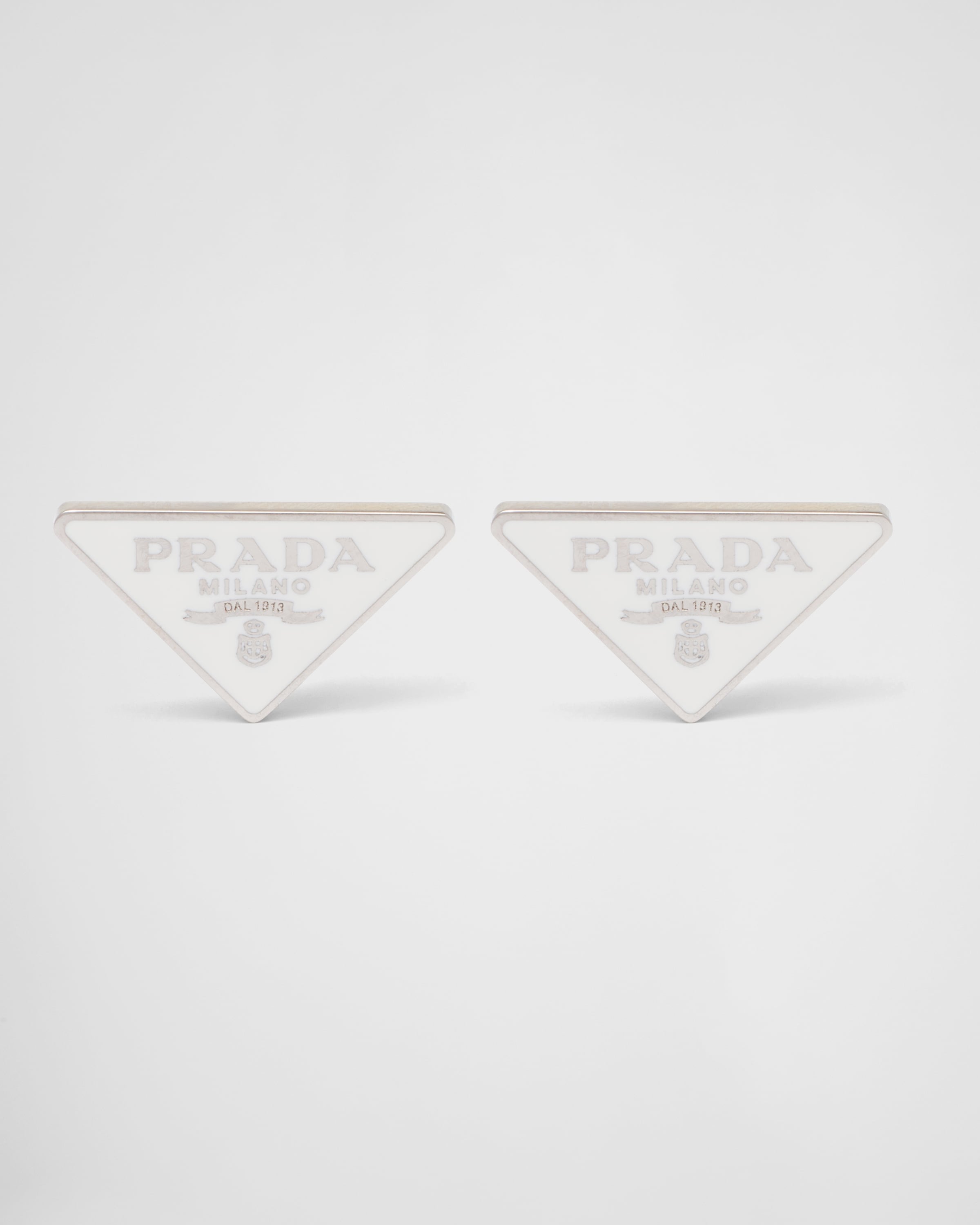 

Серьги Prada Symbole, белый