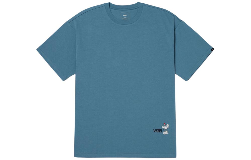 

Vans Мужская футболка "Куриная вафля" цвета сапфирово-синего оттенка, Синий, Vans Мужская футболка "Куриная вафля" цвета сапфирово-синего оттенка