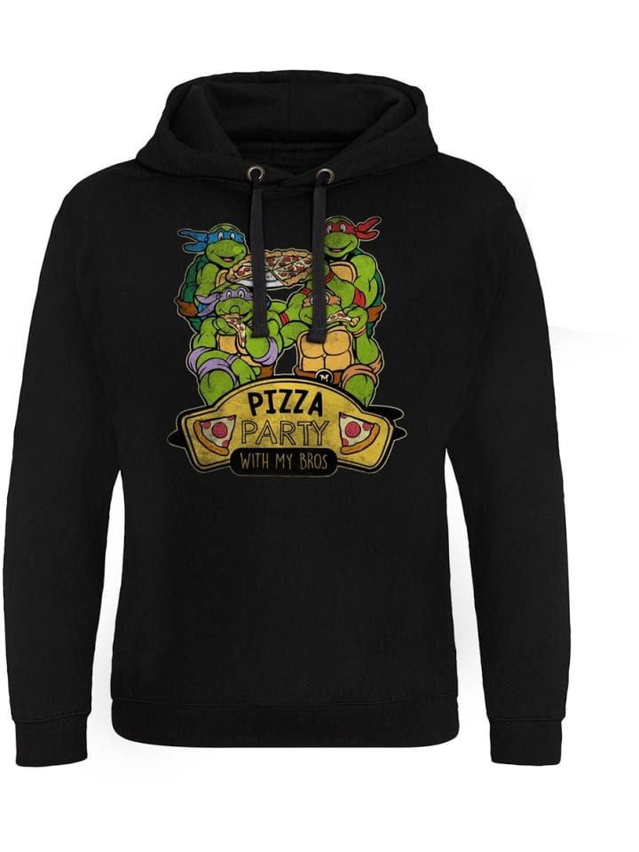 

Teenage Mutant Ninja Turtles Худи "Pizza Party With My Bros Epic Hoodie" черного цвета