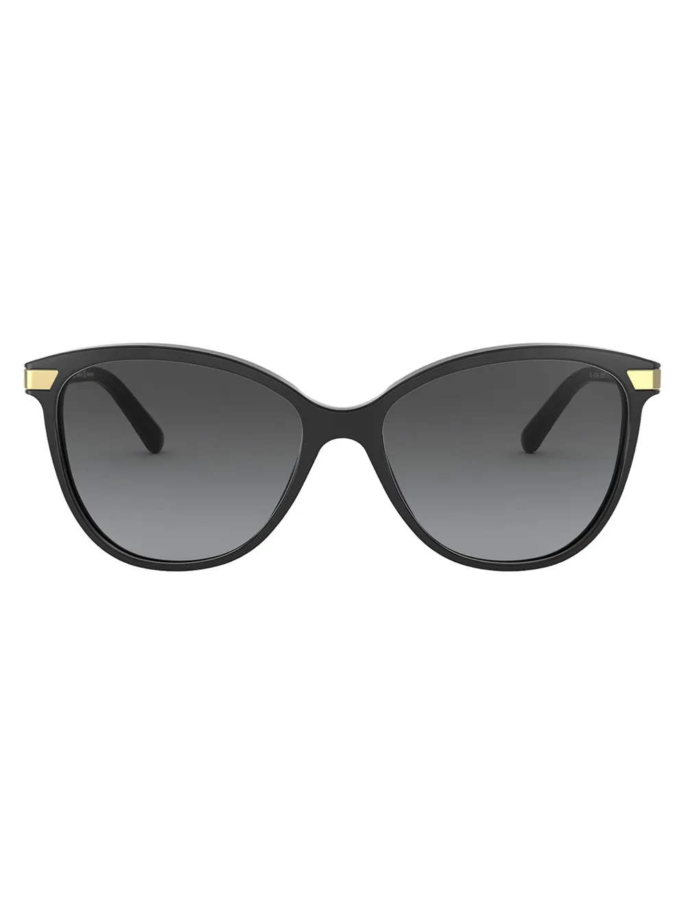

Солнцезащитные очки в круглой оправе Burberry Eyewear, черный