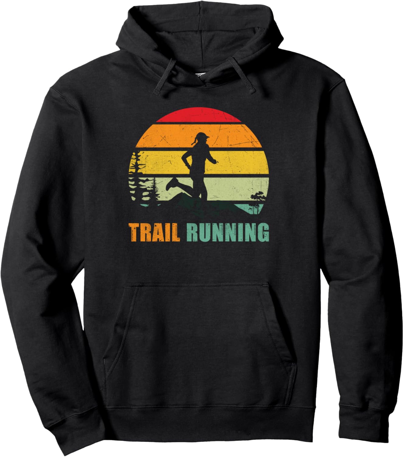 

Худи для занятий спортом на открытом воздухе и трейлраннинга Trail Runner Gifts & Accessories, черный