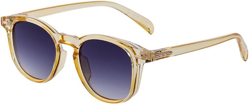 

Модные круглые женские солнцезащитные очки в стиле ретро с заклепками, мужские очки для вождения, градиентные темно-зеленые солнцезащитные очки в стиле панк, очки с защитой от УФ-излучения UV400 KTUCN, Hd9