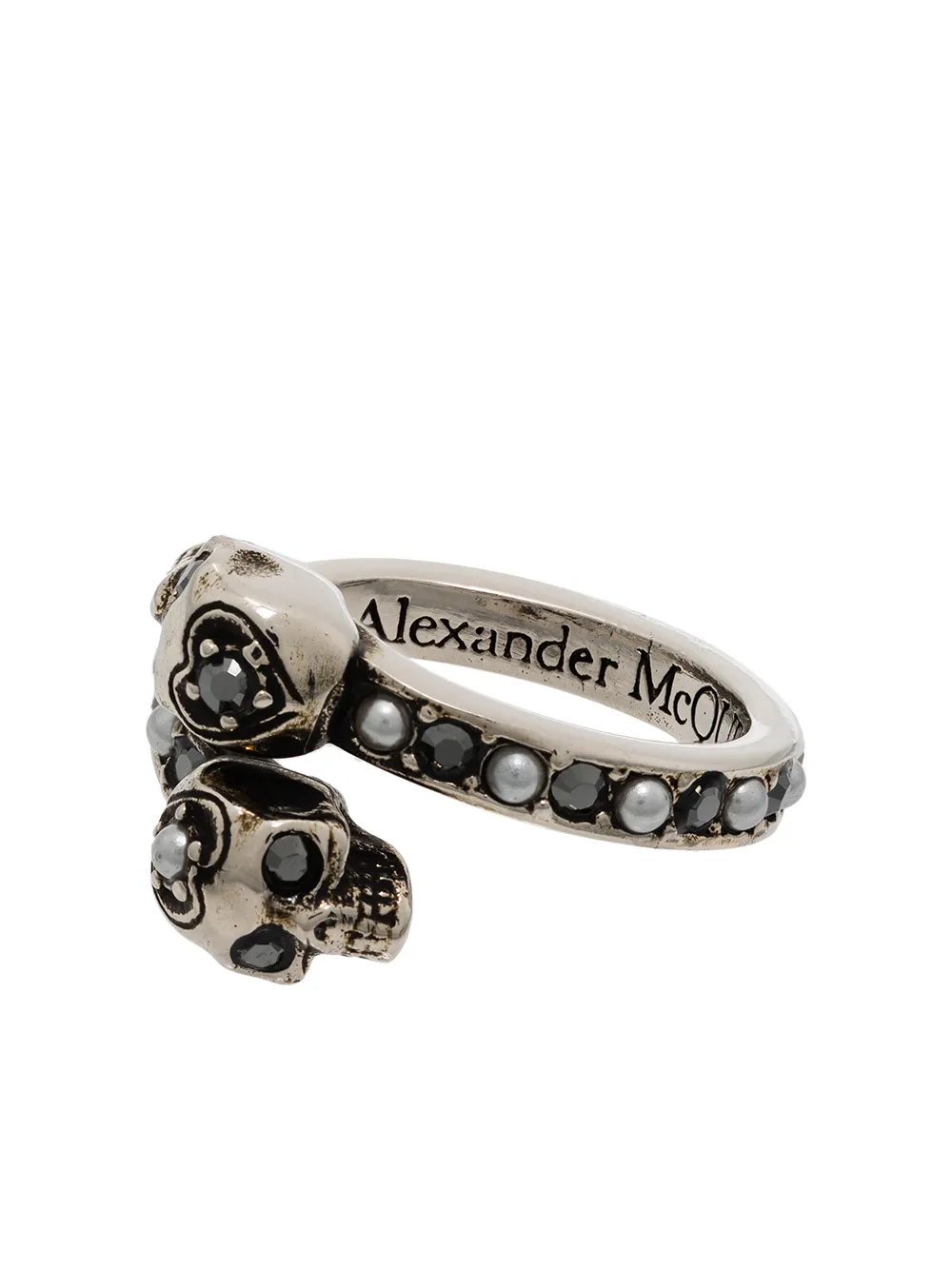 

Кольцо Skull Alexander McQueen, серебяный
