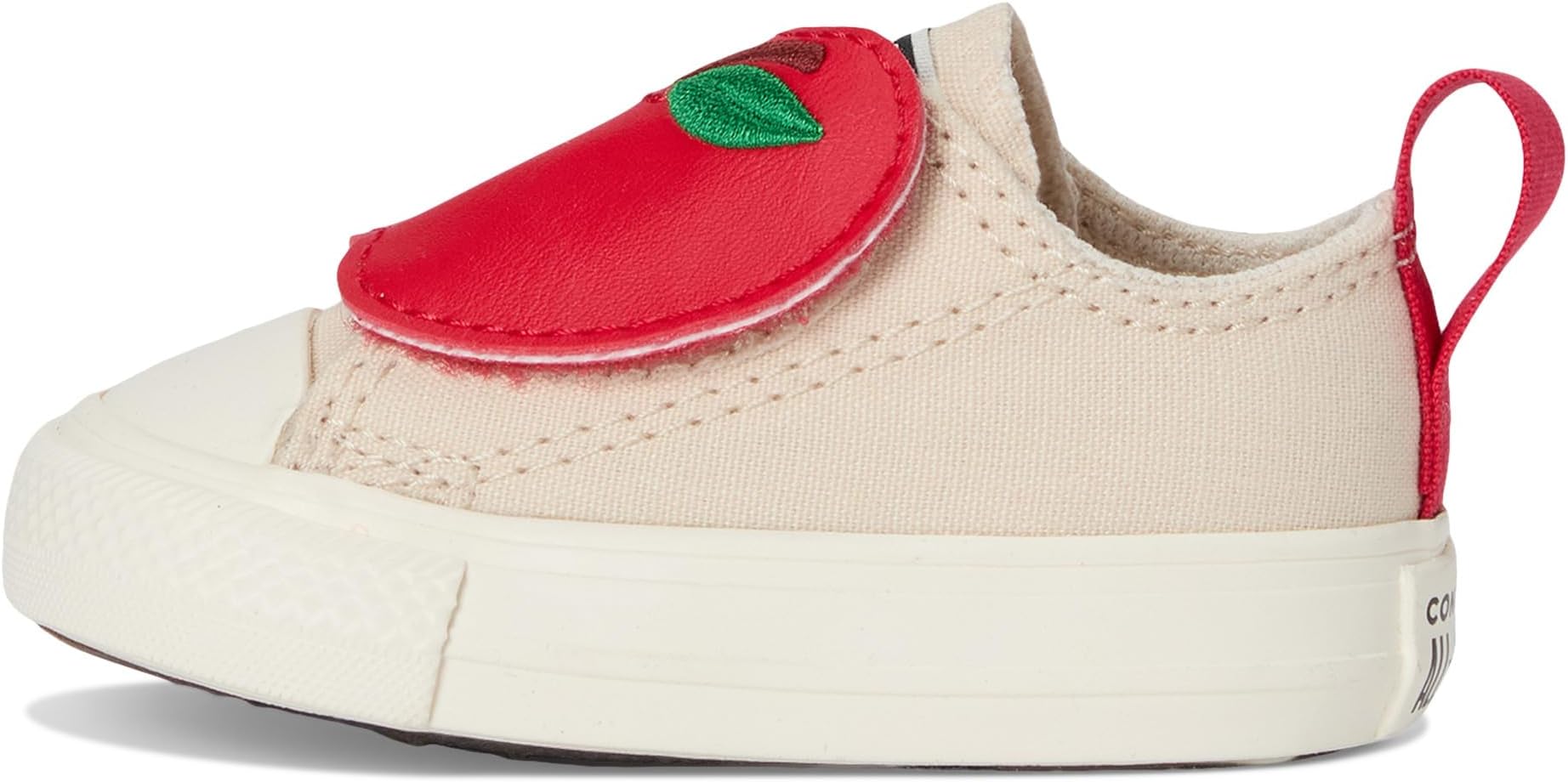 Кроссовки Converse Kids Chuck Taylor All Star Apples Easy On, цвет Light Dune/Red/Egret — фото 4