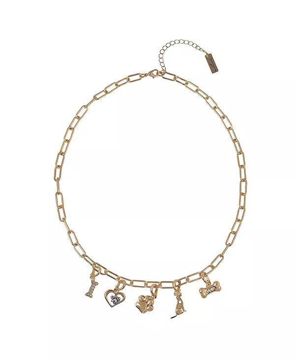 

Ожерелье с подвеской в виде собаки Hallmark, gold