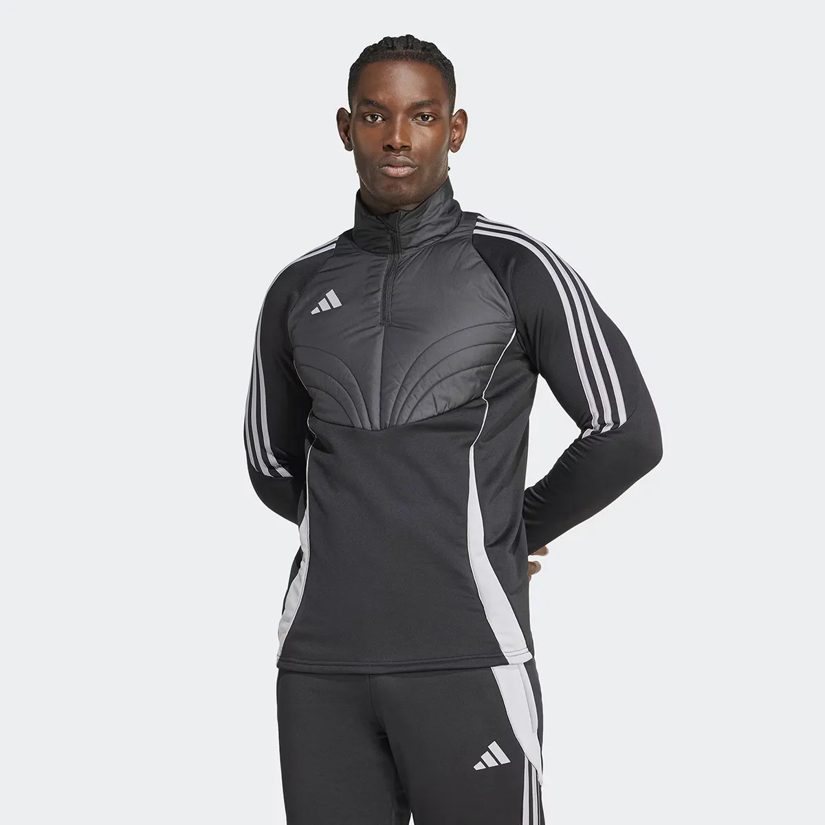 

Мужская толстовка Tiro24 с зимним верхом Adidas, чёрный