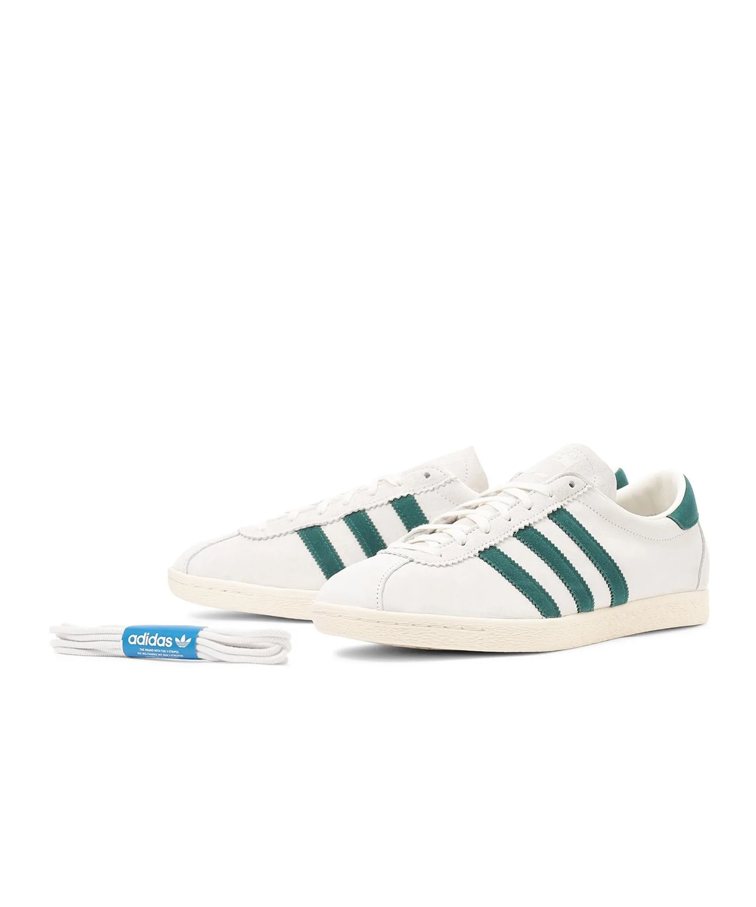 Унисекс кроссовки из натуральной кожи Adidas TOBACCO JR2742 белые — фото 4