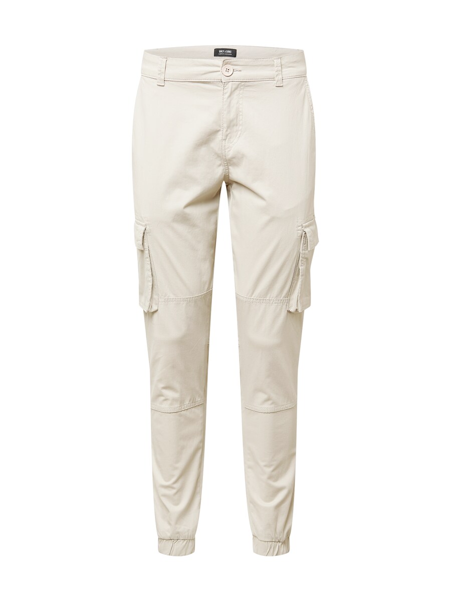 

Зауженные брюки-карго Only & Sons Cam Stage, бежевый