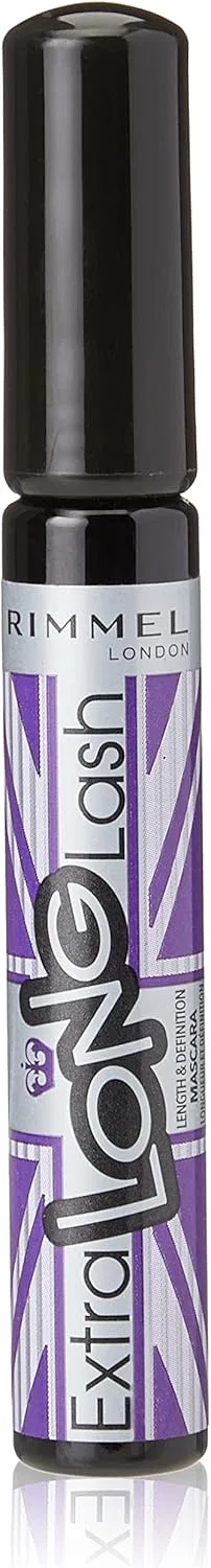Тушь для ресниц Rimmel Extra Long Lash, водостойкая, 8 мл, экстремально черный