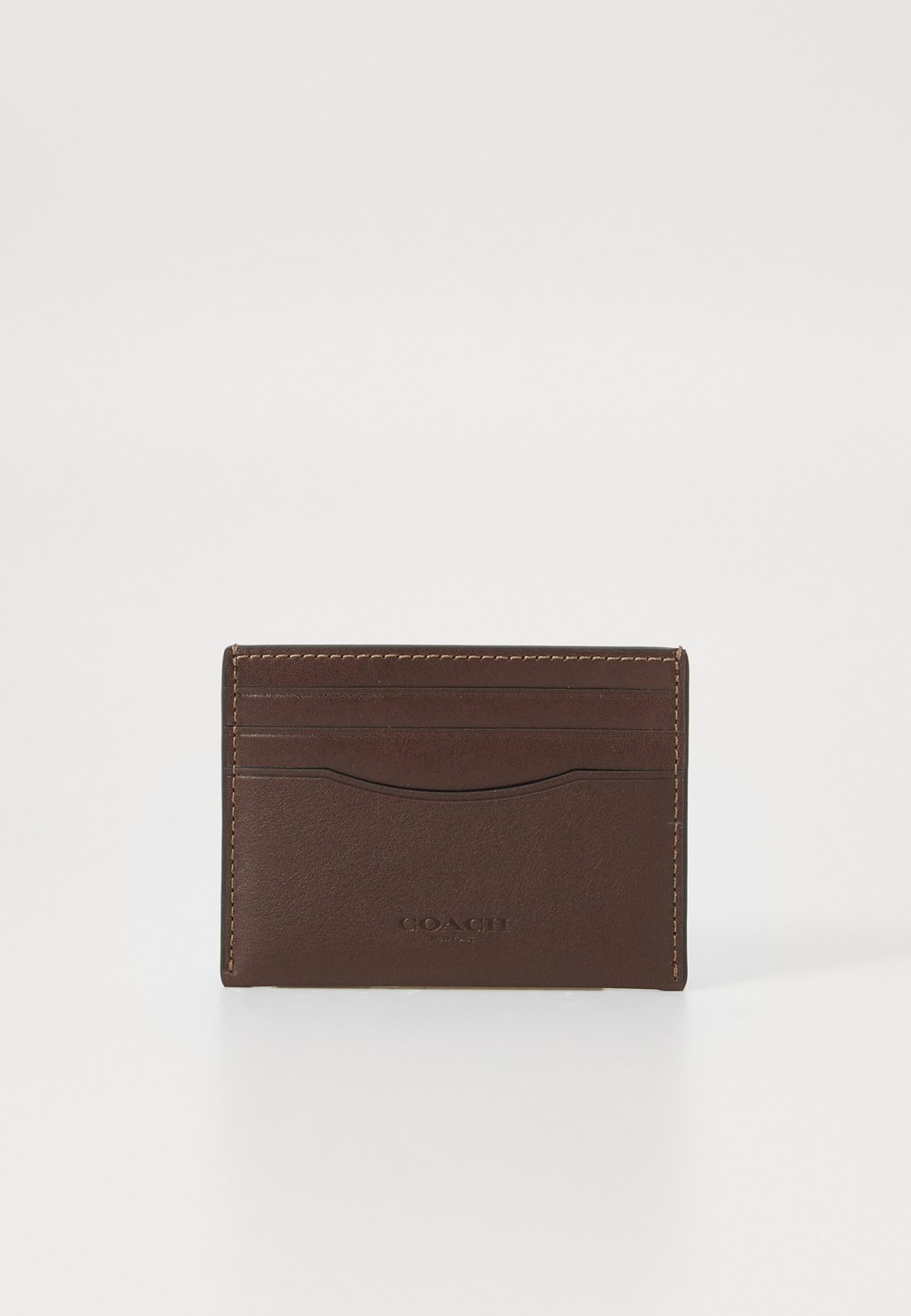 

Кошелек FLAT CARD CASE COACH, темно-коричневый