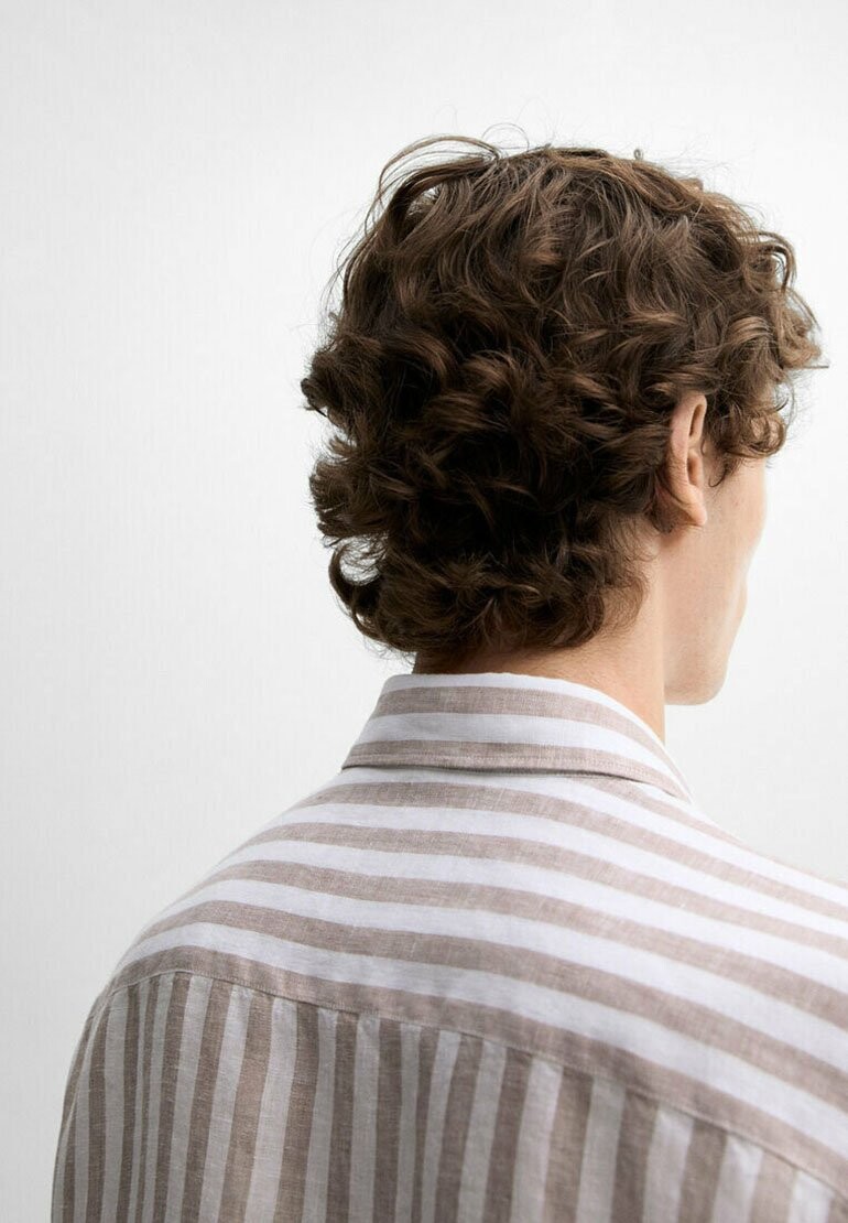 

Рубашка STRIPED Massimo Dutti, красный