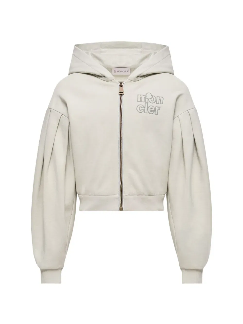 Толстовка на молнии Moncler Enfant, нейтральный