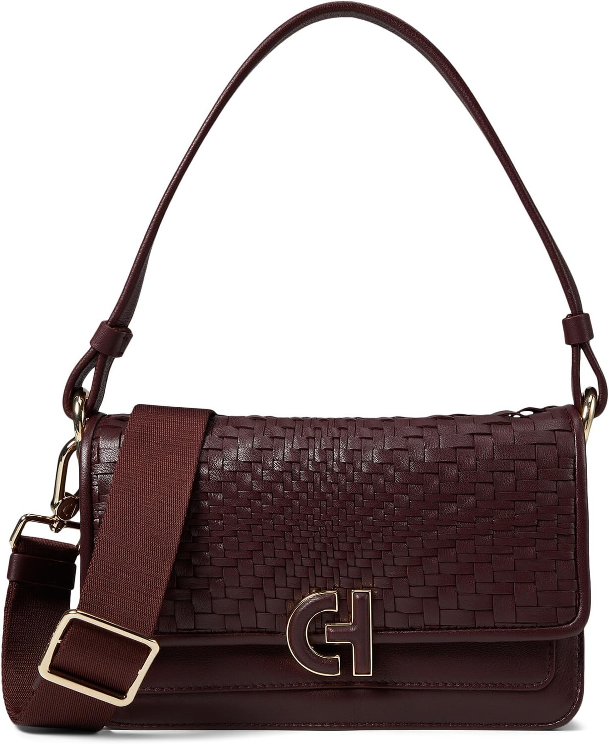 

Сумка Cole Haan Mini Shoulder Bag, цвет Bloodstone Woven