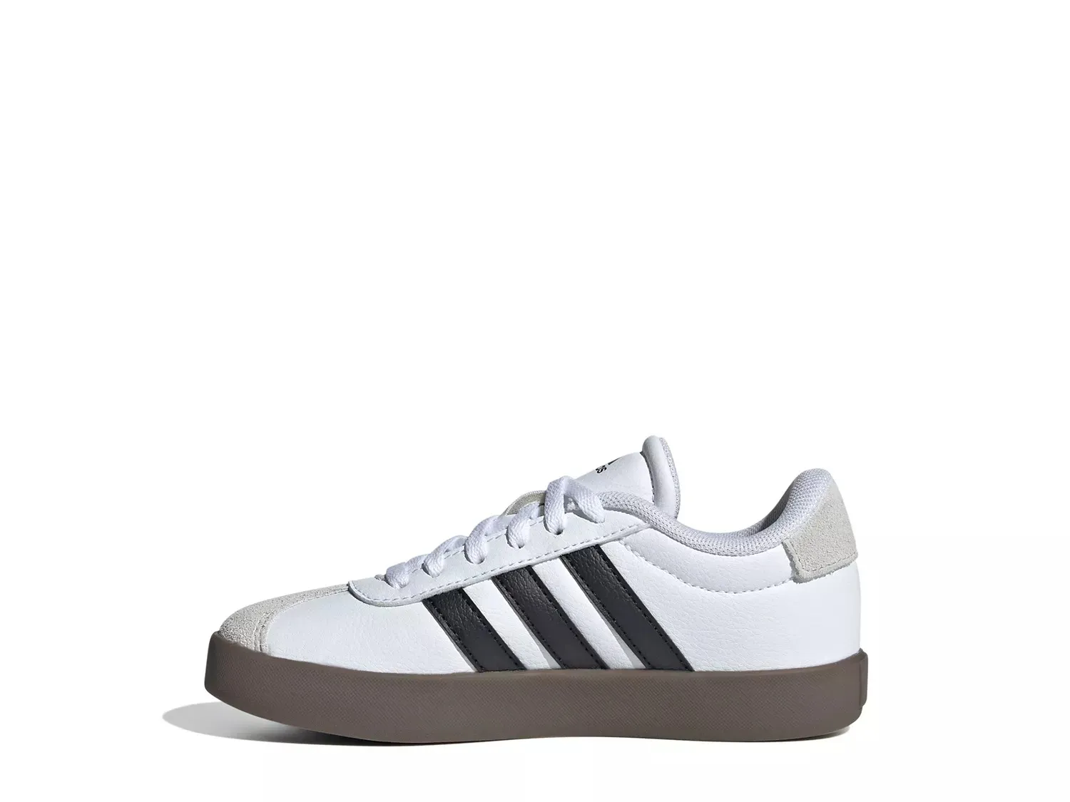 Кроссовки Adidas VL Court 3.0 — детские, белые/черные — фото 2