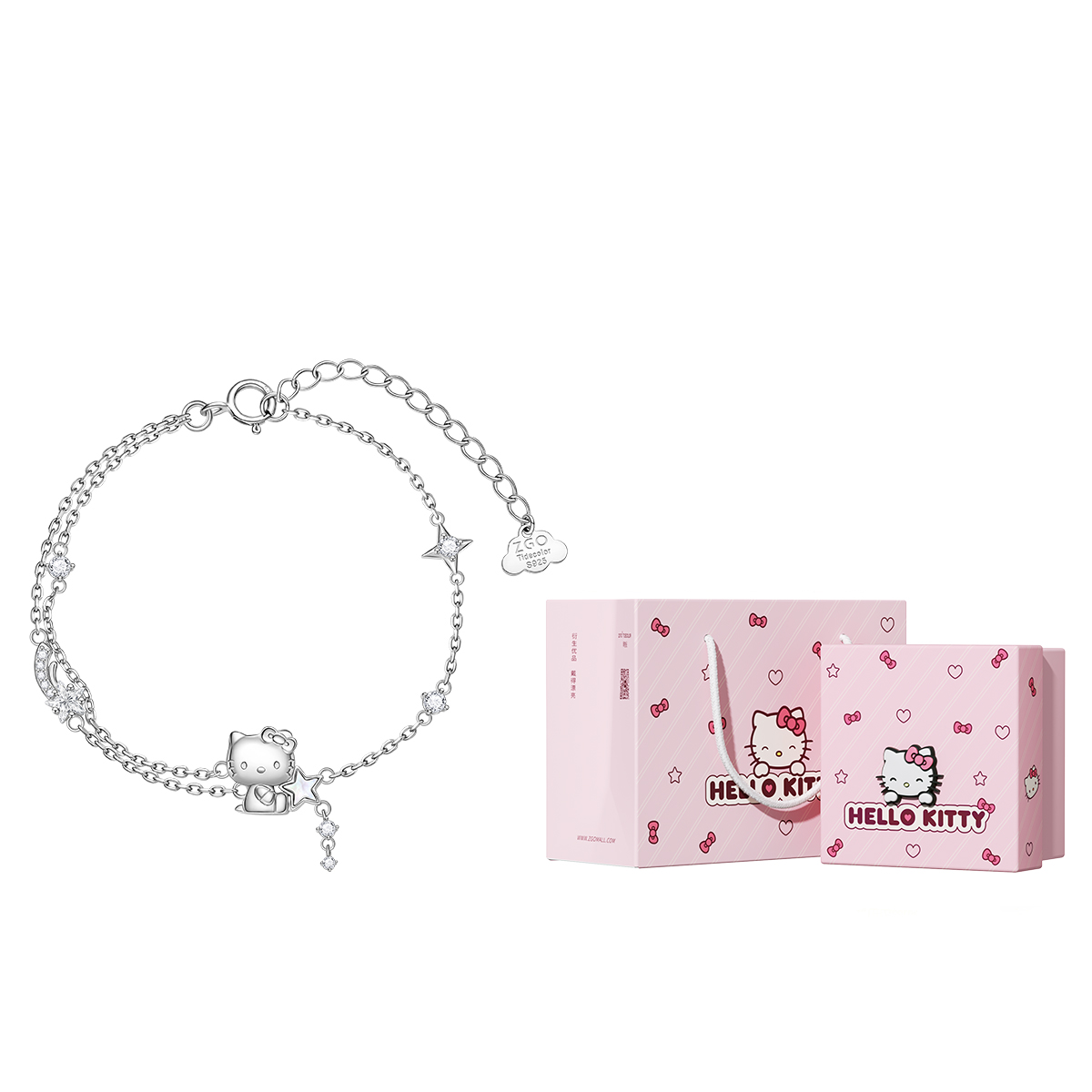 

TIDECOLOR Браслеты для женщин из серебра 925 пробы с кубическим цирконием