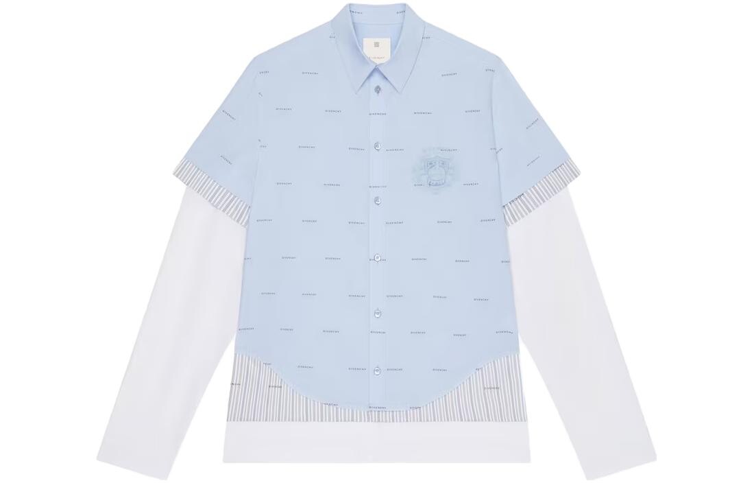 

Рубашка мужская Powder Blue Givenchy, розовый/голубой