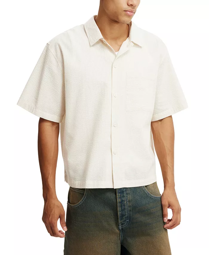 

Мужская рубашка Ventura с коротким рукавом COTTON ON, белый