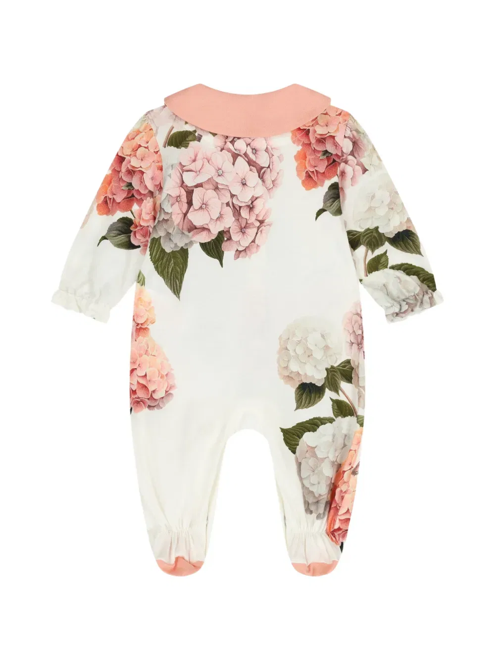 Комплект детского комбинезона с цветочным принтом Dolce & Gabbana Kids, белый — фото 4