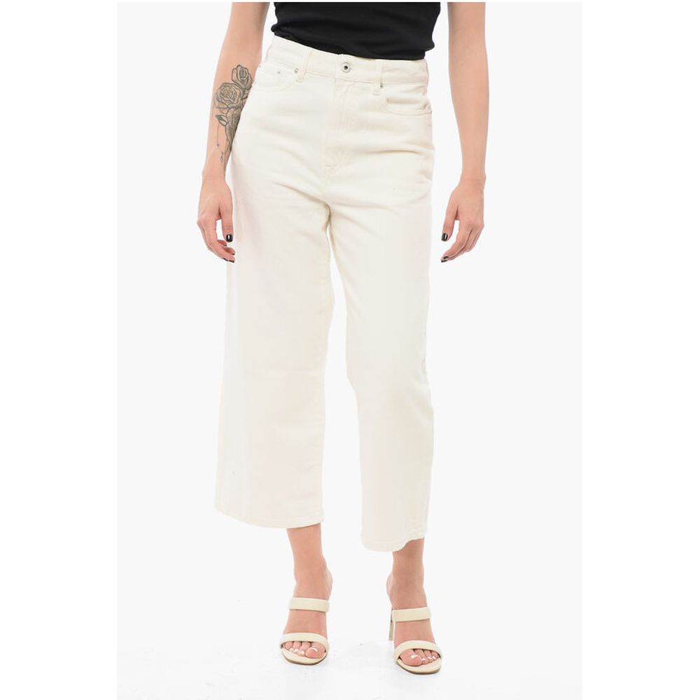 

Белые хлопковые джинсы Деним Kenzo, White